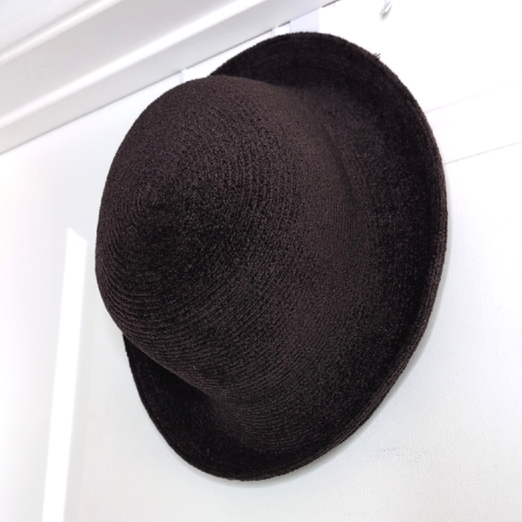 Annabel Ingall Australia Vintage Velour Bucket Hat Chocolate Brown - Picture 2 of 10